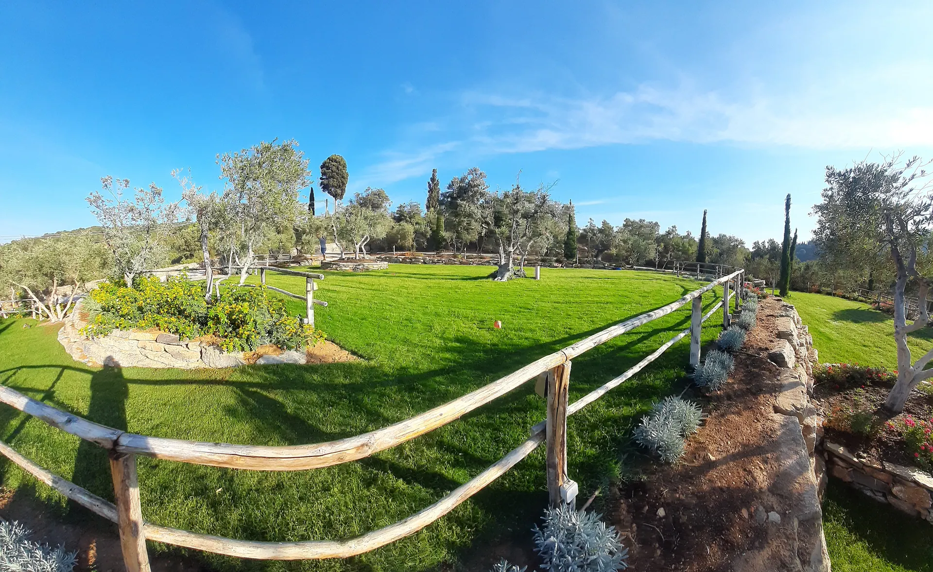 Il giardino a lavoro concluso
